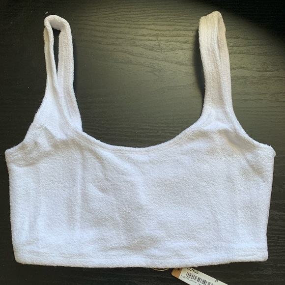 SKIMS TERRY WHITE BRALETTE (BNWT) - Picture 4 of 4
